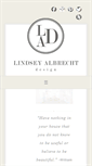 Mobile Screenshot of lindseyalbrechtdesign.com